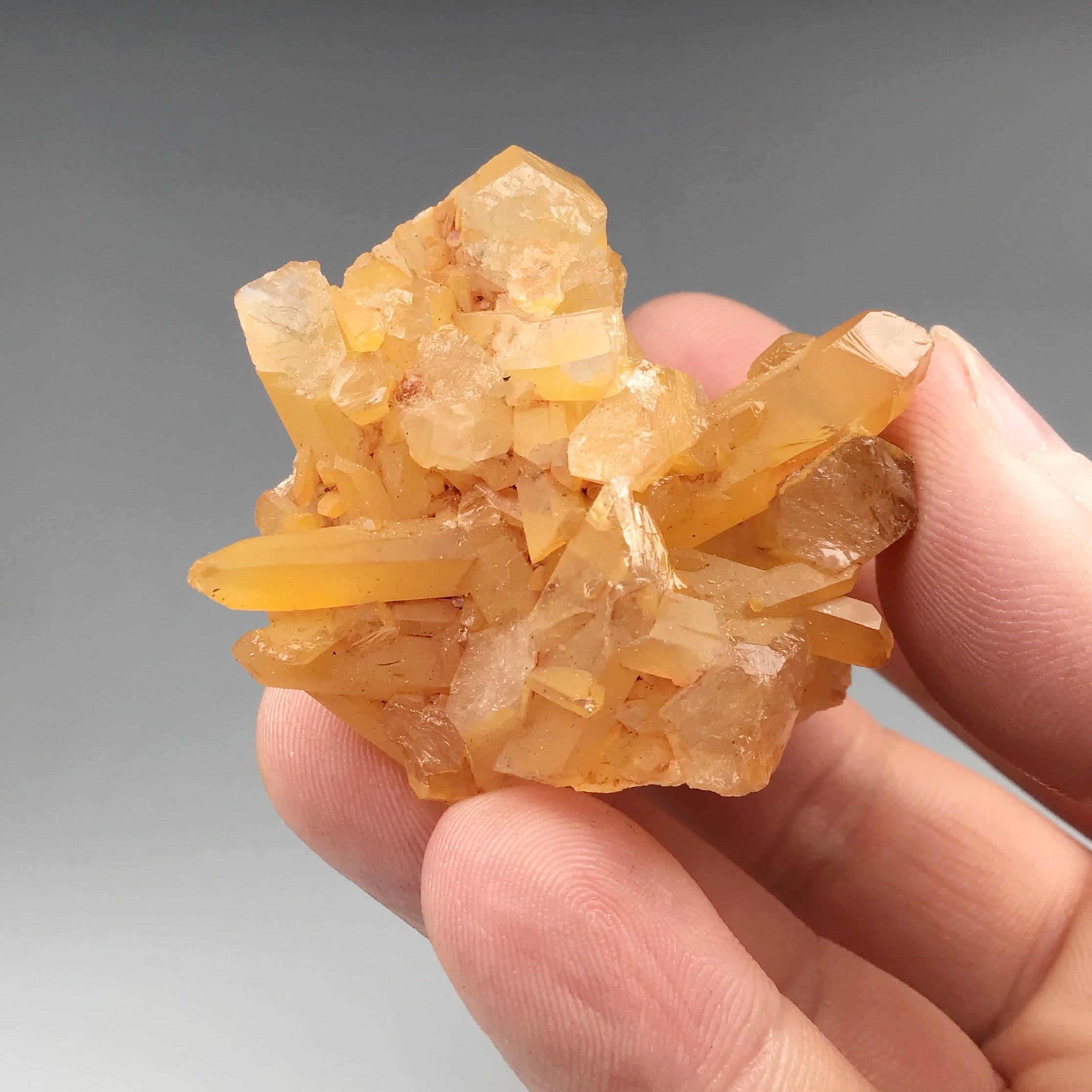 Tangerine Quartz Cluster