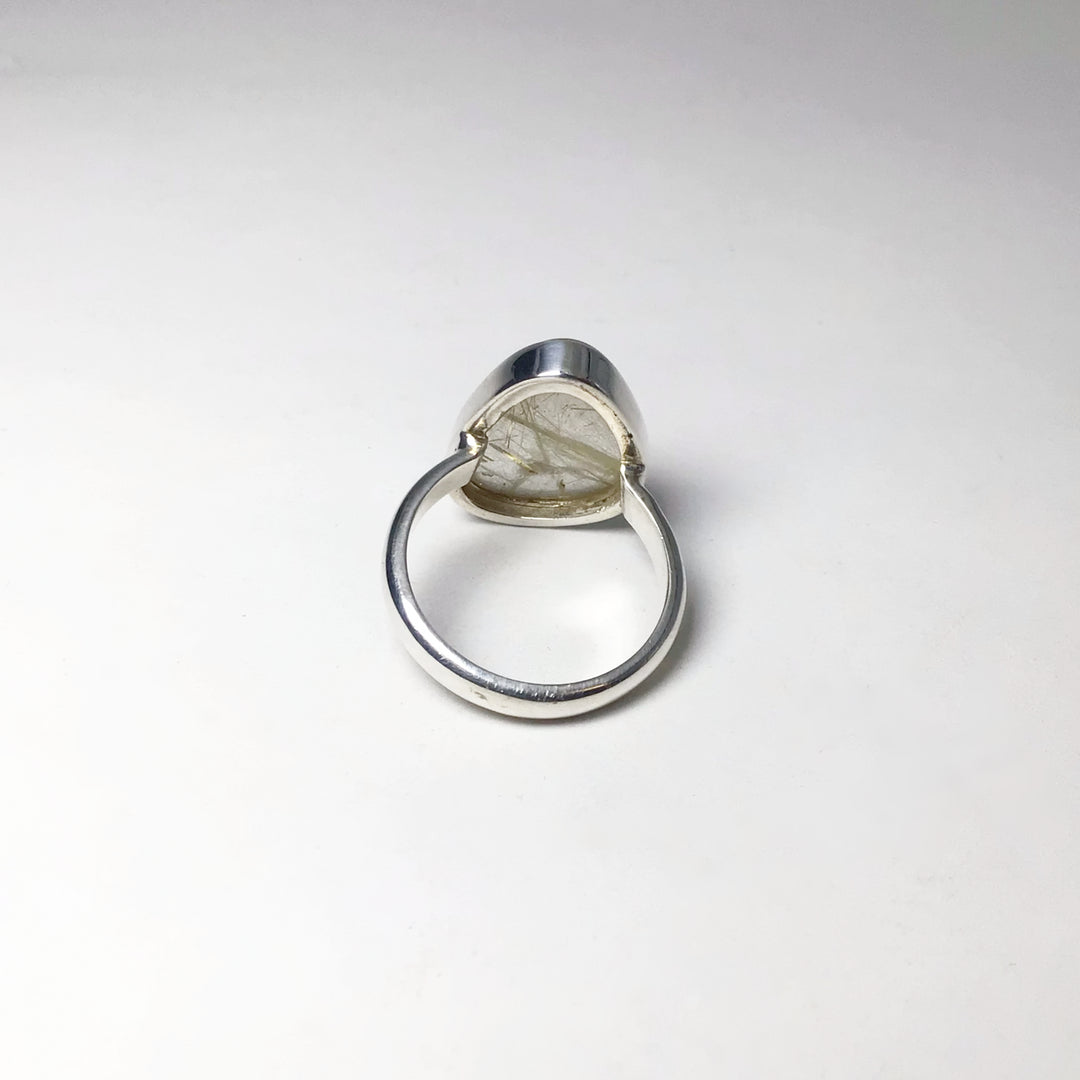 Rutilated Quartz Ring