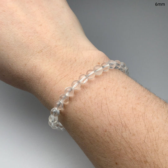 Clear Quartz Beaded Bracelet