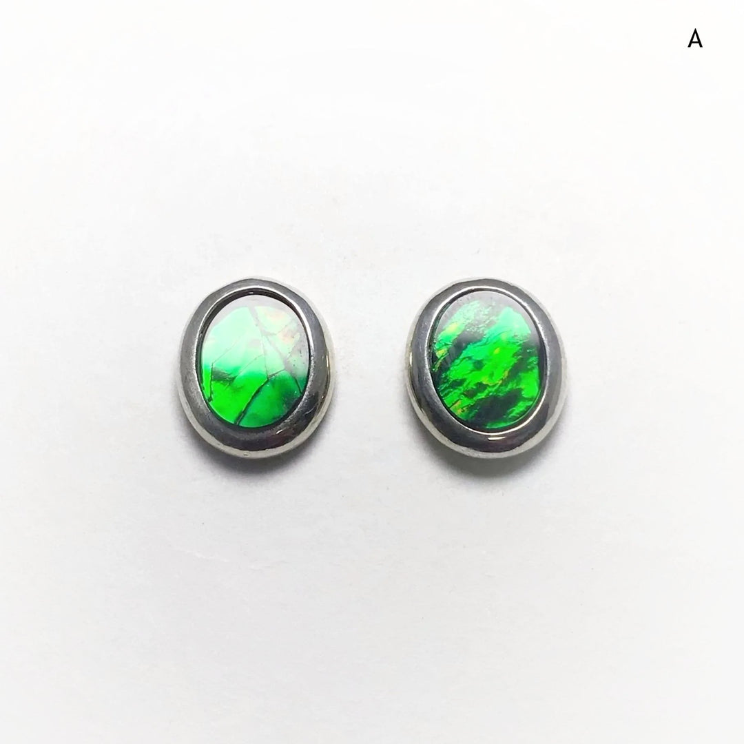 Alberta Ammolite Stud Earrings