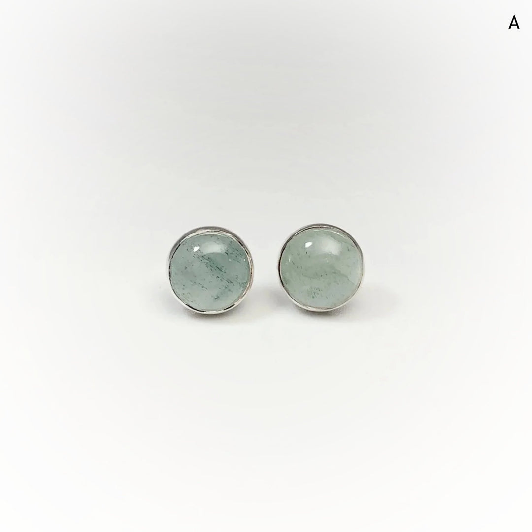 Aquamarine Stud Earrings