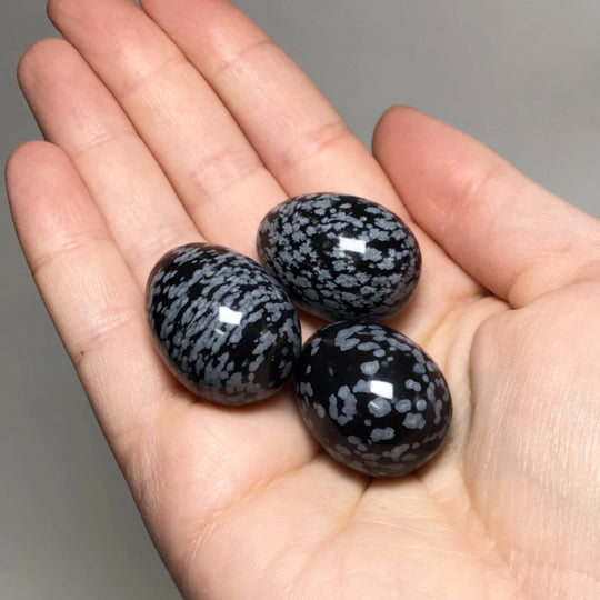 Snowflake Obsidian Mini Egg