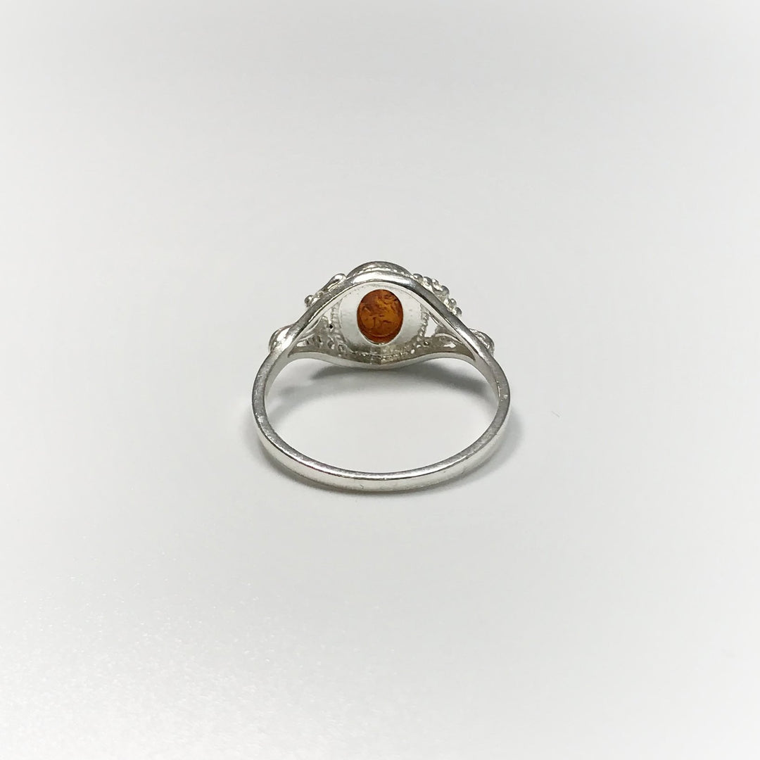 Cognac Amber Ring