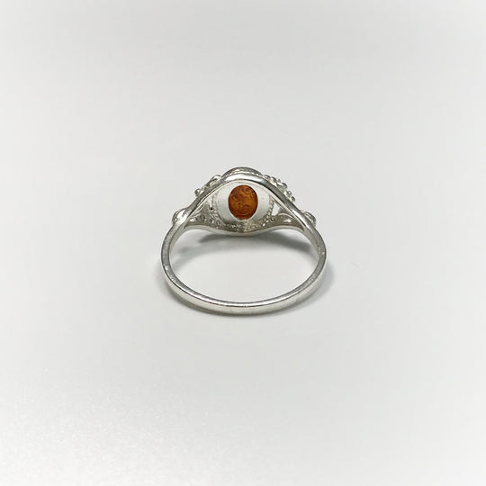 Cognac Amber Ring