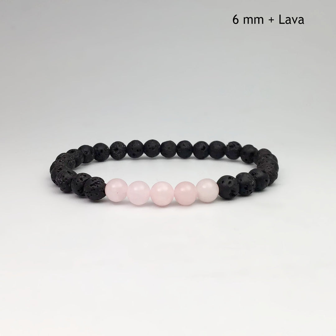 Rose Quartz Beaded Bracelet