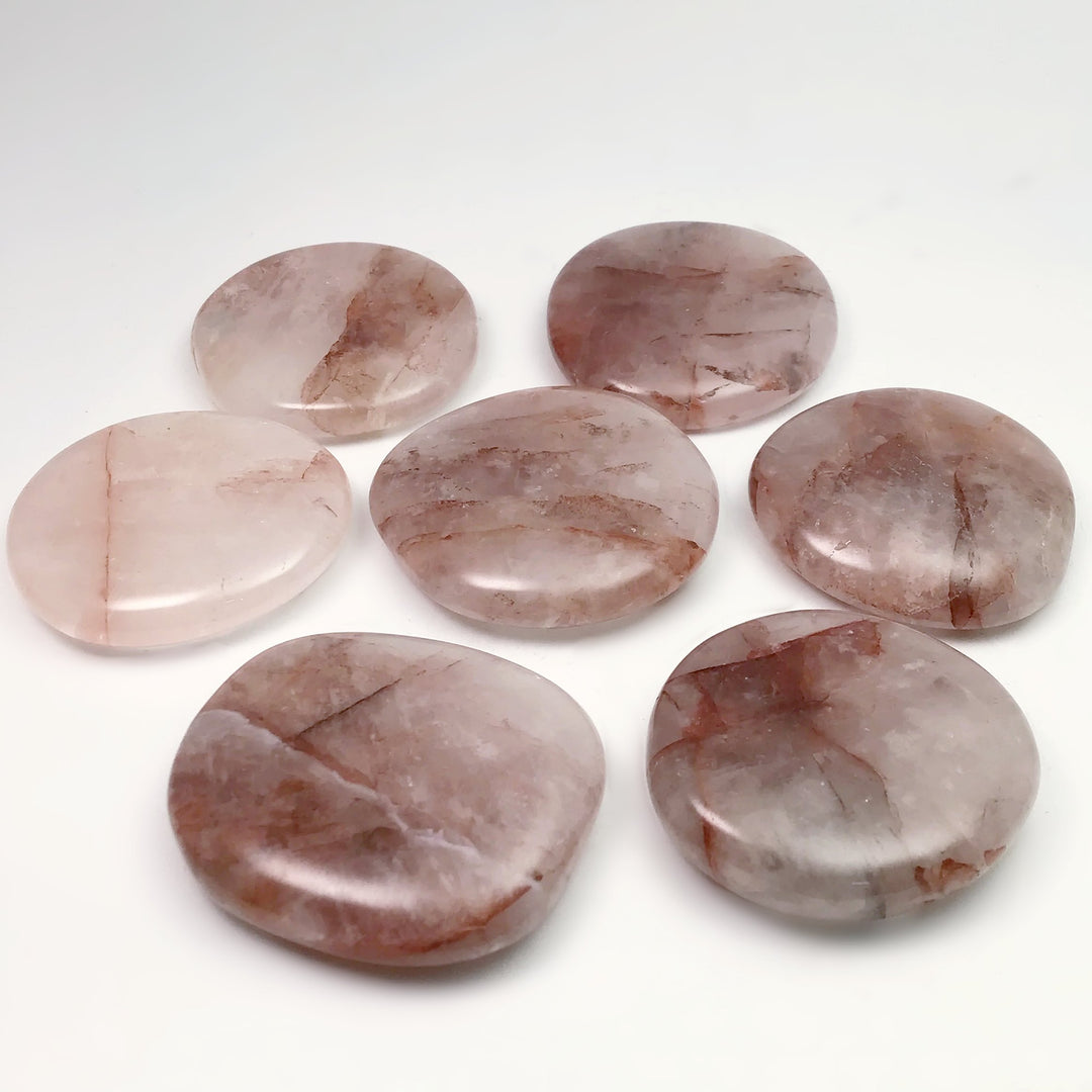 Pale Hematoid Quartz Touch Stone at $29 Each