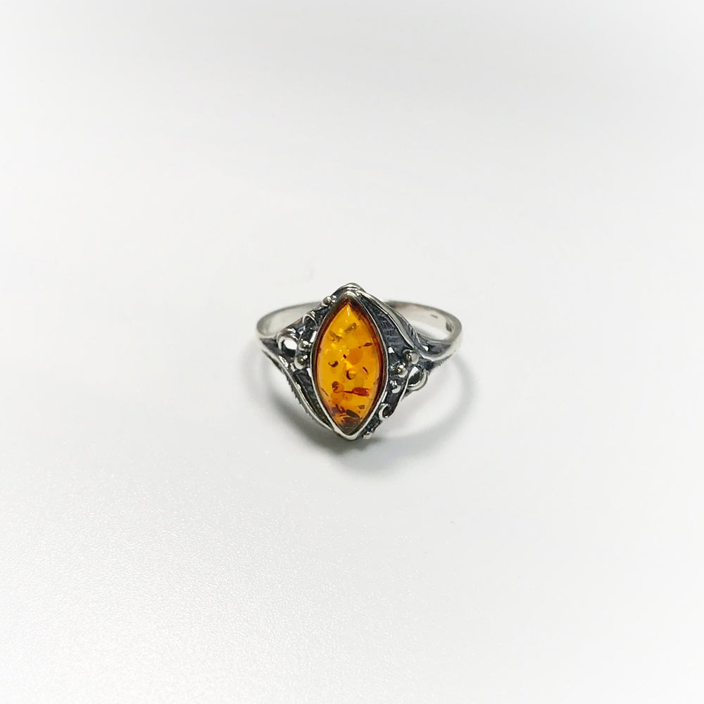 Cognac Amber Ring