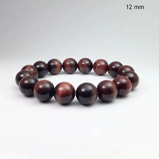 Red Tiger Eye Beaded Bracelet