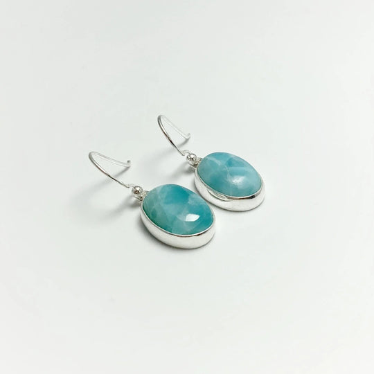 Larimar Dangle Earrings