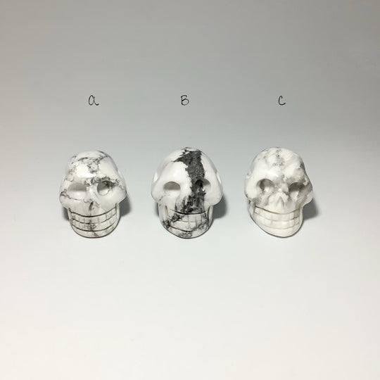 Carved Howlite Skull at $49 Each