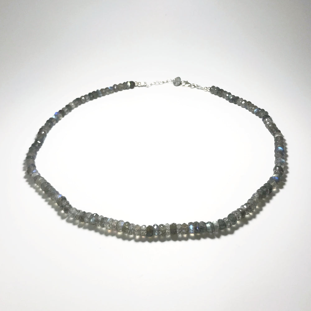 Labradorite Faceted Beaded Necklace