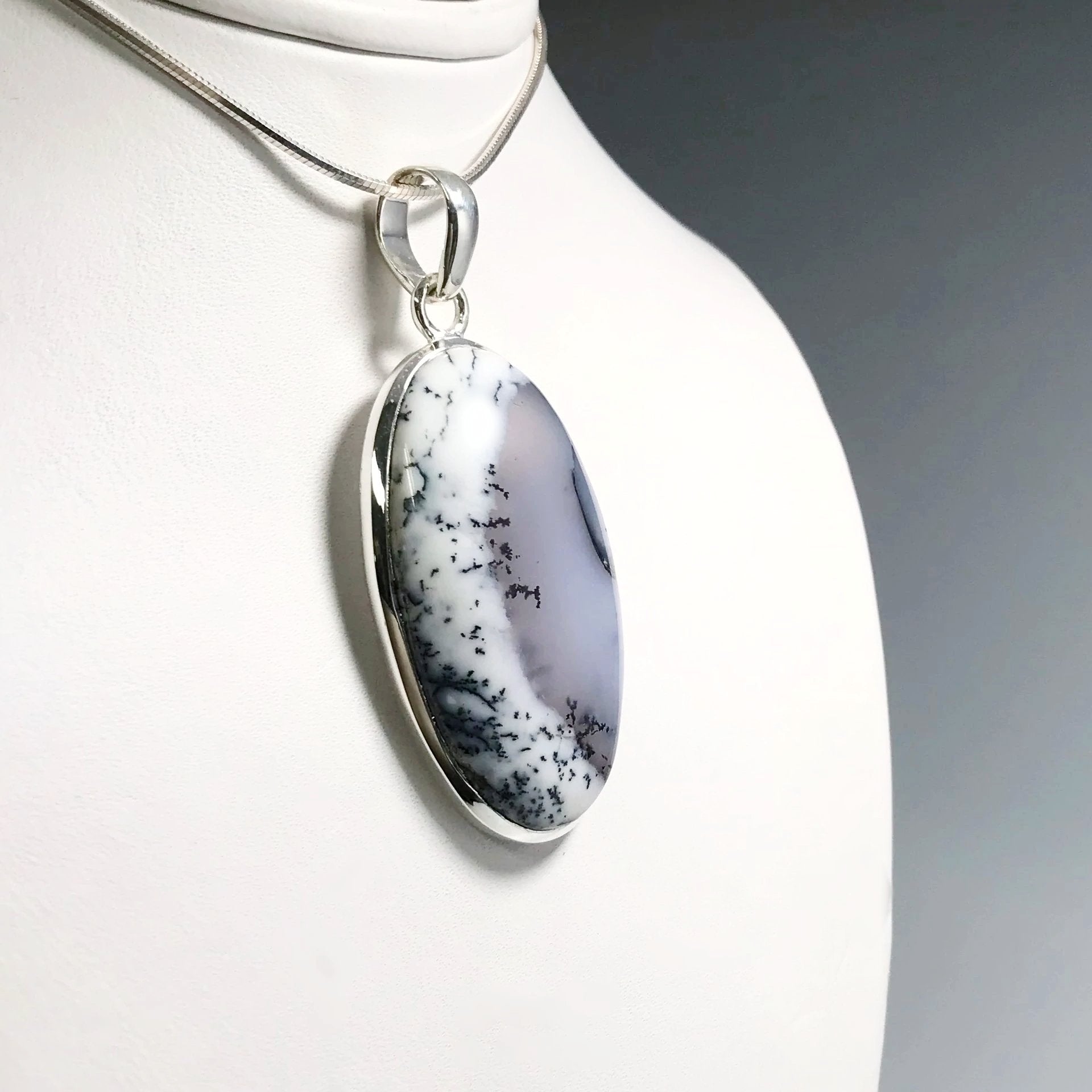 Dendritic Opal Pendant