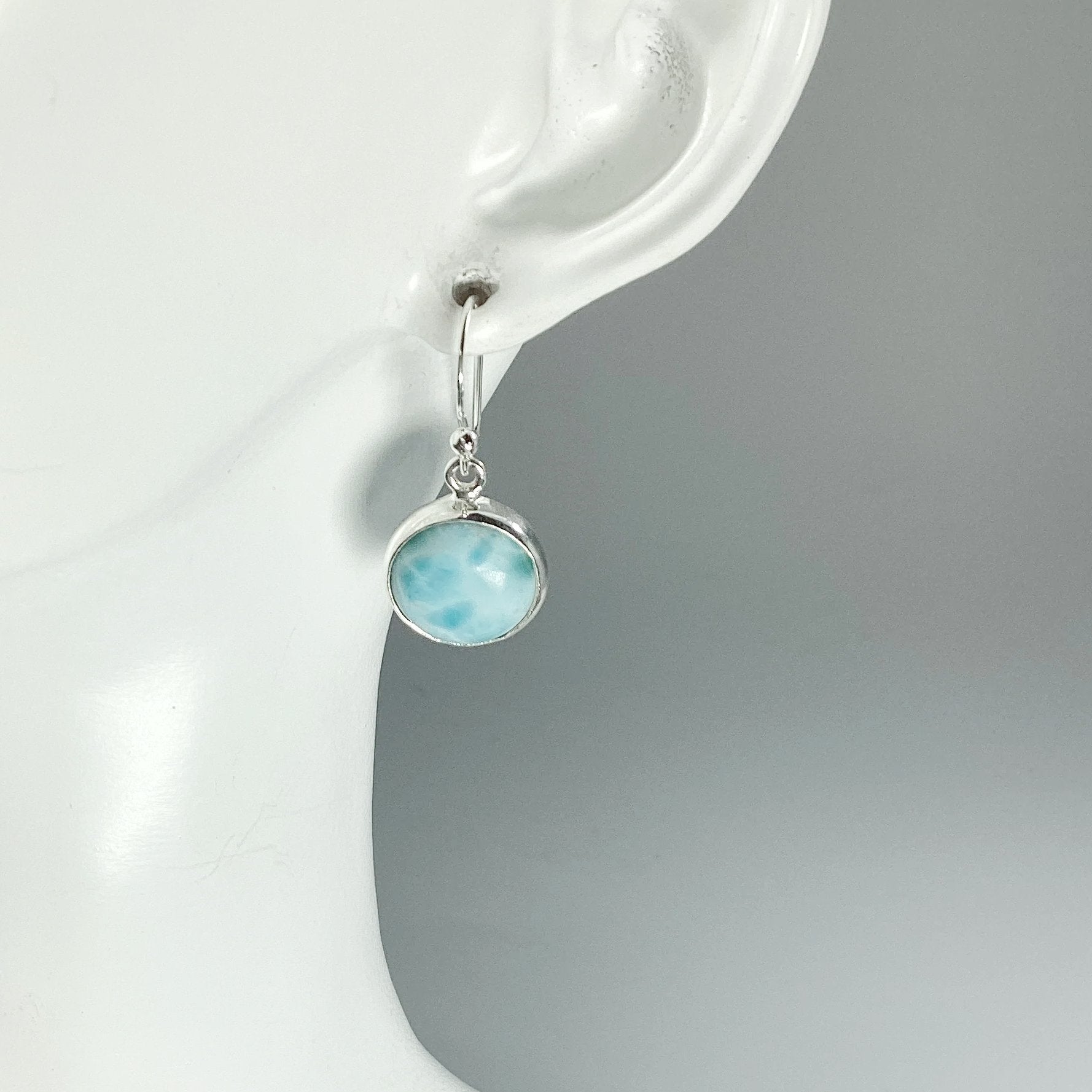 Larimar Dangle Earrings