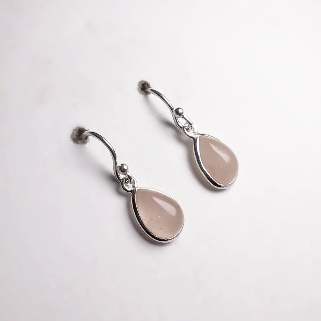 Rose Quartz Dangle Earrings