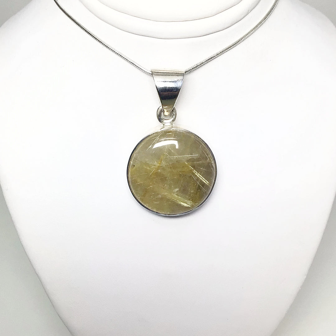 Rutilated Quartz Pendant