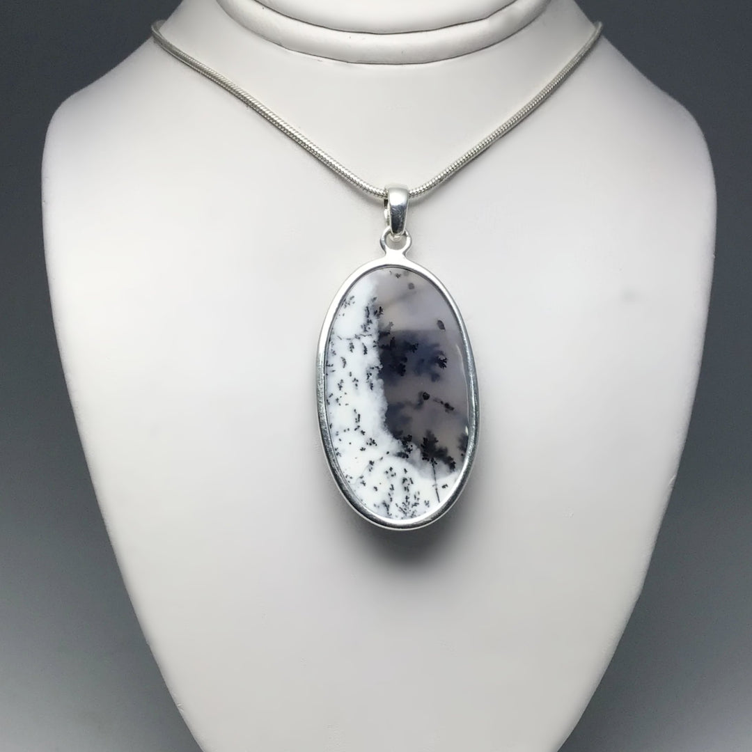 Dendritic Opal Pendant