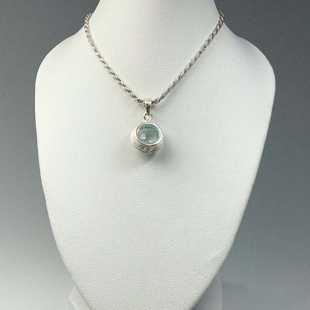 Blue Topaz Pendant