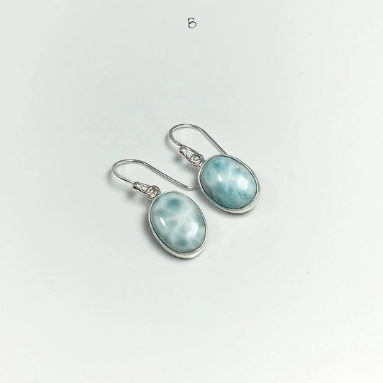 Larimar Dangle Earrings