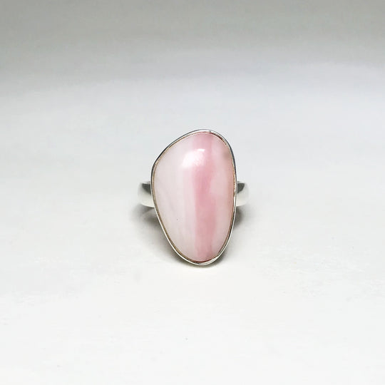 Pink Peruvian Opal Ring