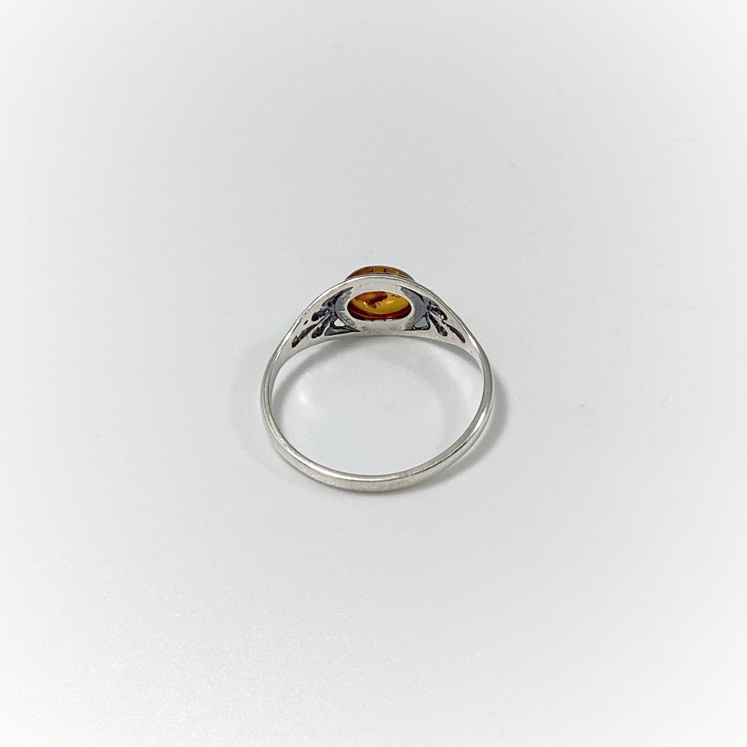 Cognac Amber Ring