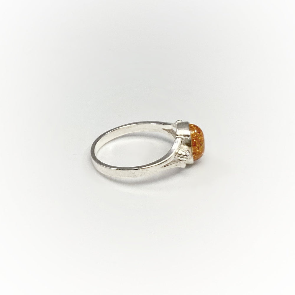 Cognac Amber Ring