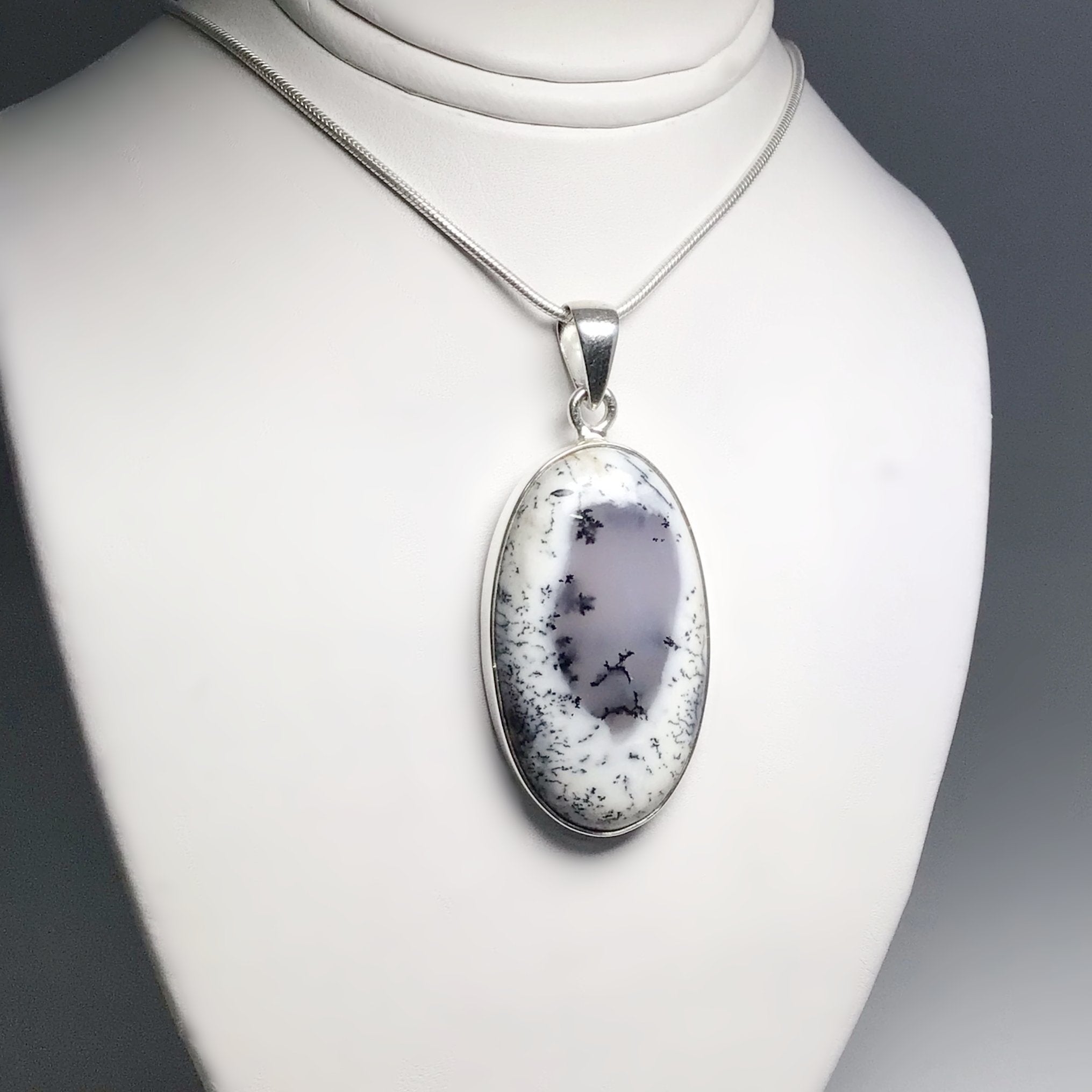 Dendritic Opal Pendant