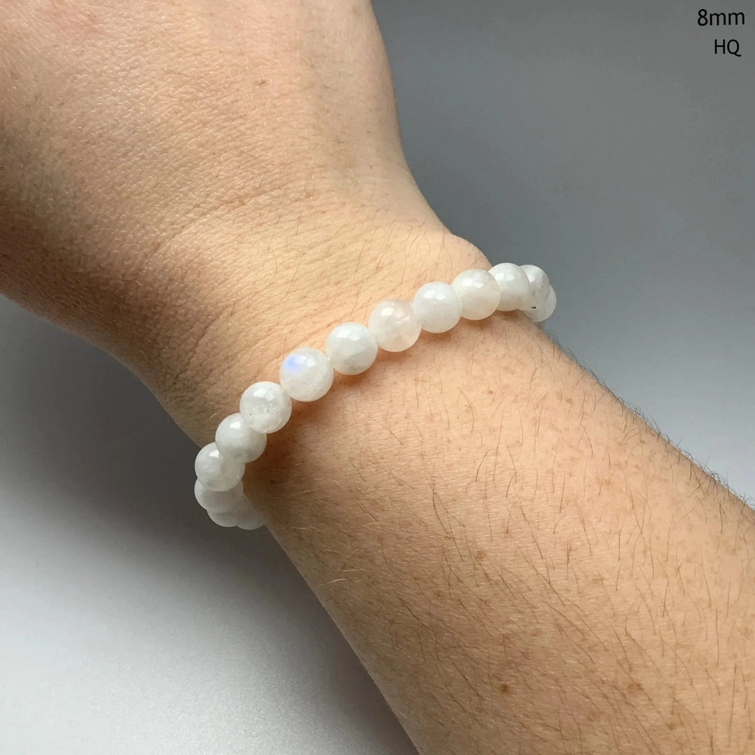 Moonstone Beaded Bracelet