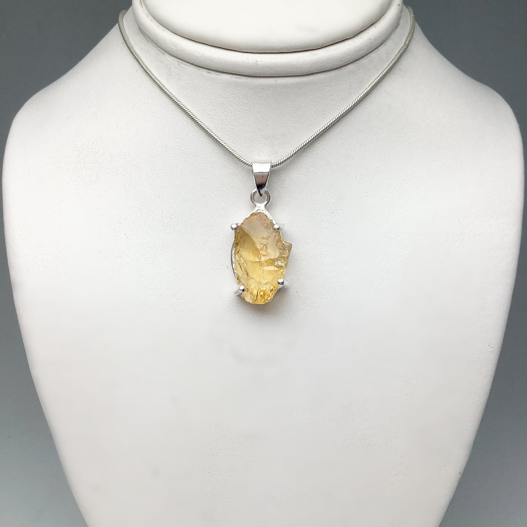 Raw Citrine Pendant at $115 Each