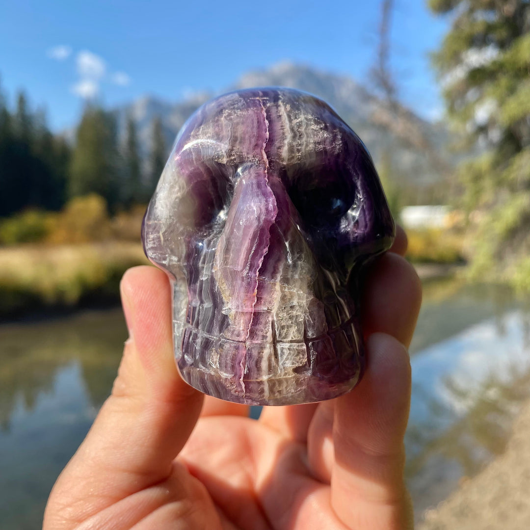 Carved Fluorite Skull