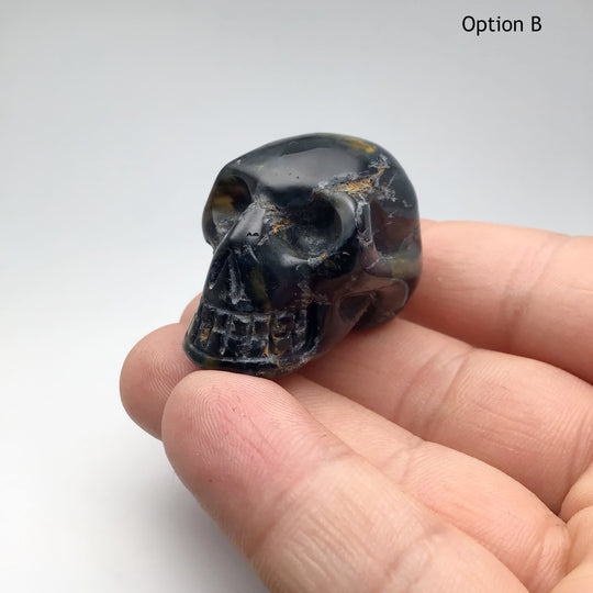 Carved Tiger Eye Skull at $69 Each