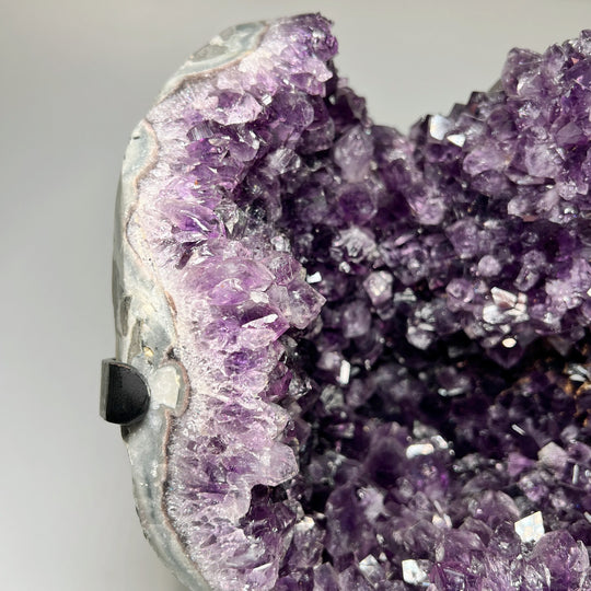 Large Amethyst Druze Cluster on Display Stand