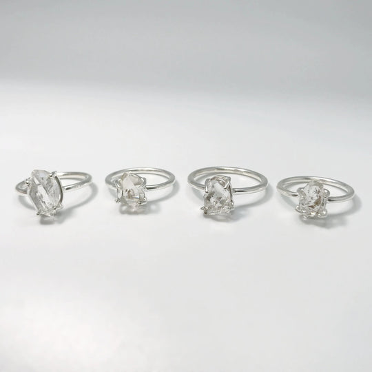 Herkimer Diamond Ring at $79 each