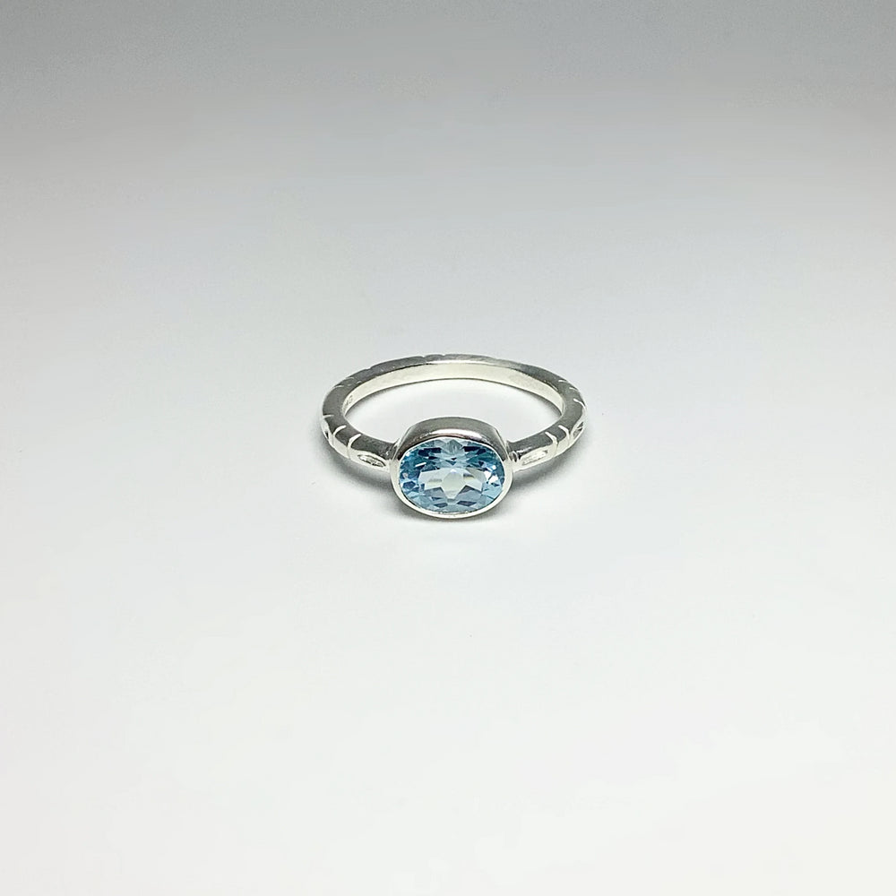 Blue Topaz Ring