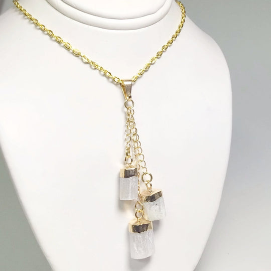 Selenite Necklace