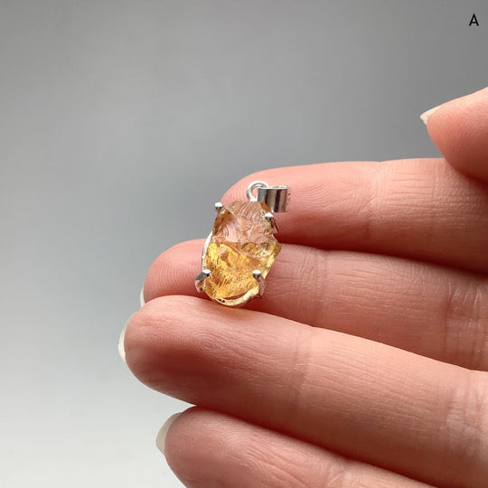 Raw Citrine Pendant at $115 Each