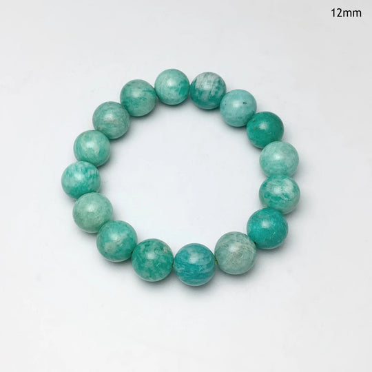 Striped Amazonite Beaded Bracelet