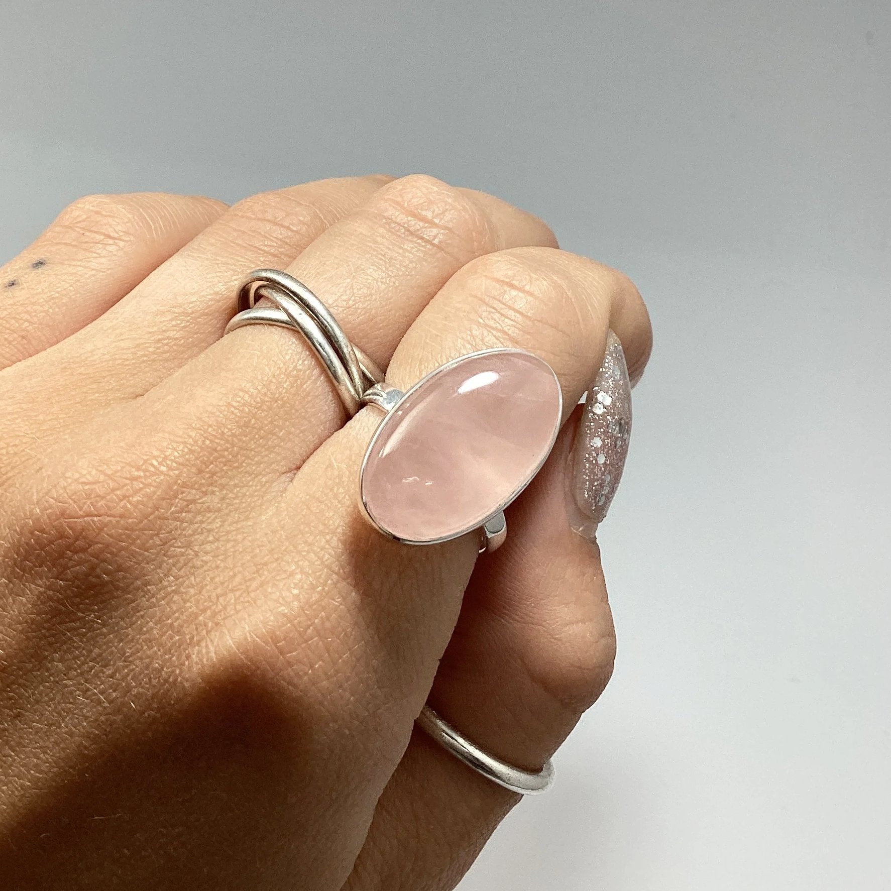 Rose Quartz Ring