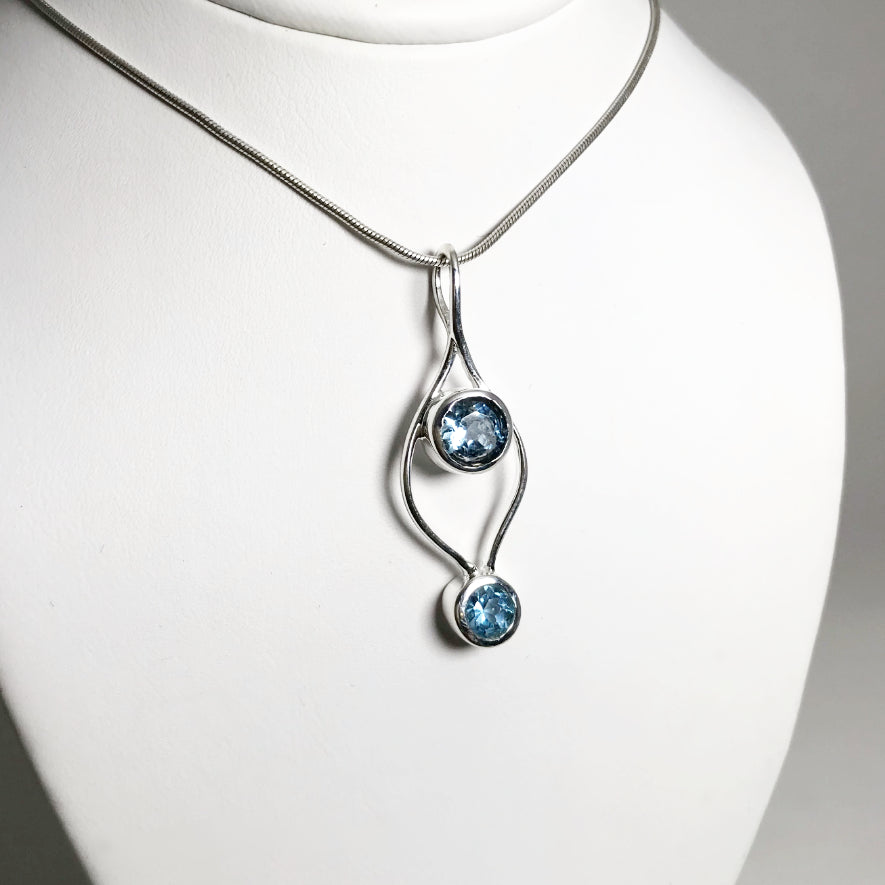 Blue Topaz Pendant