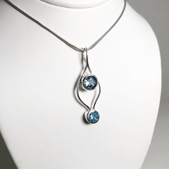 Blue Topaz Pendant