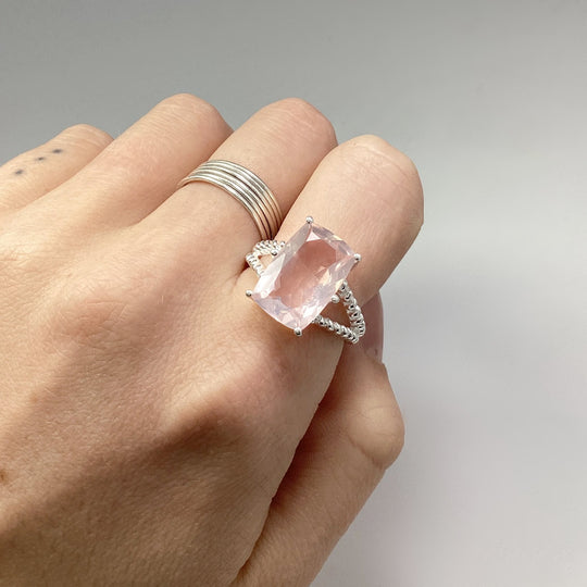 Rose Quartz Ring