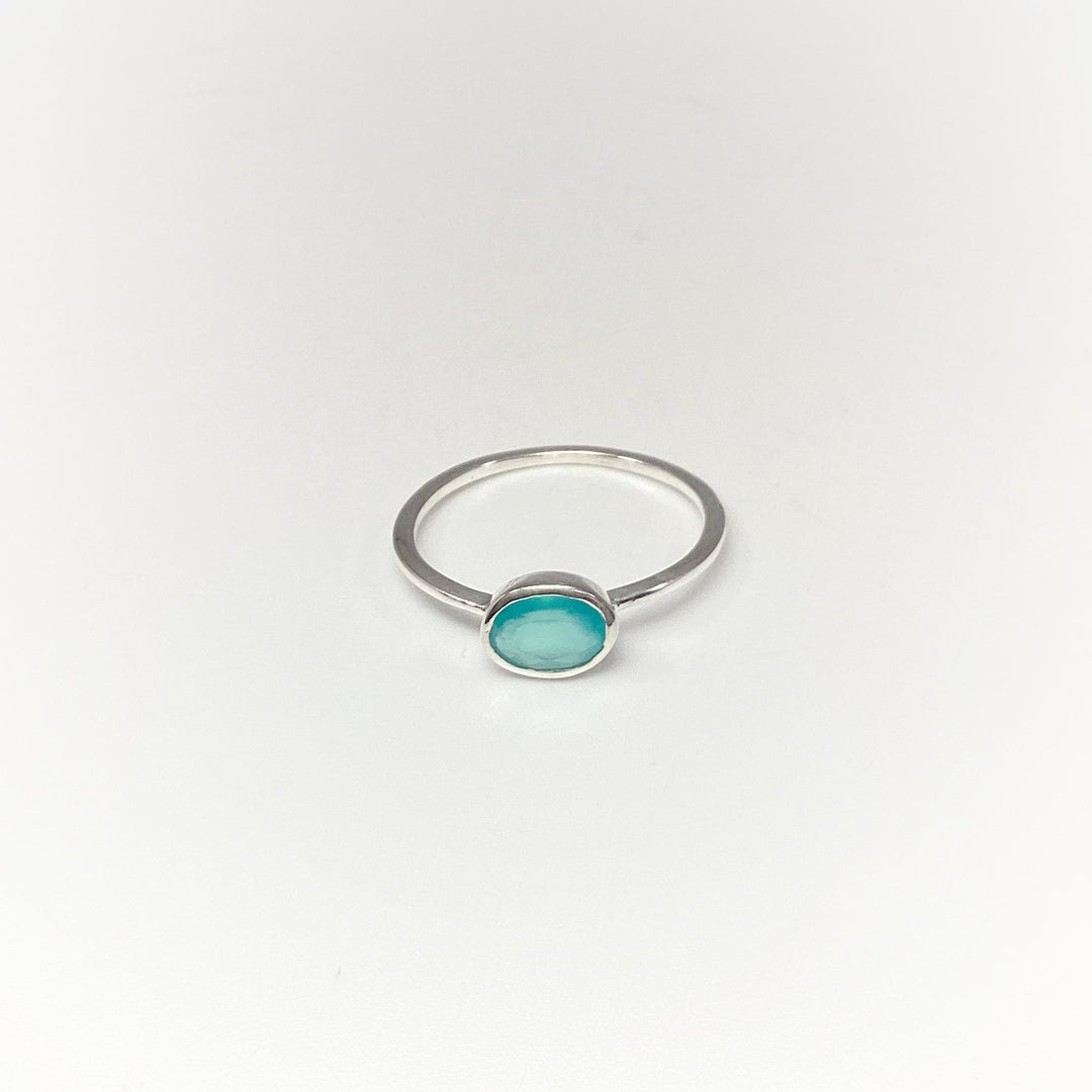 Blue Onyx Ring