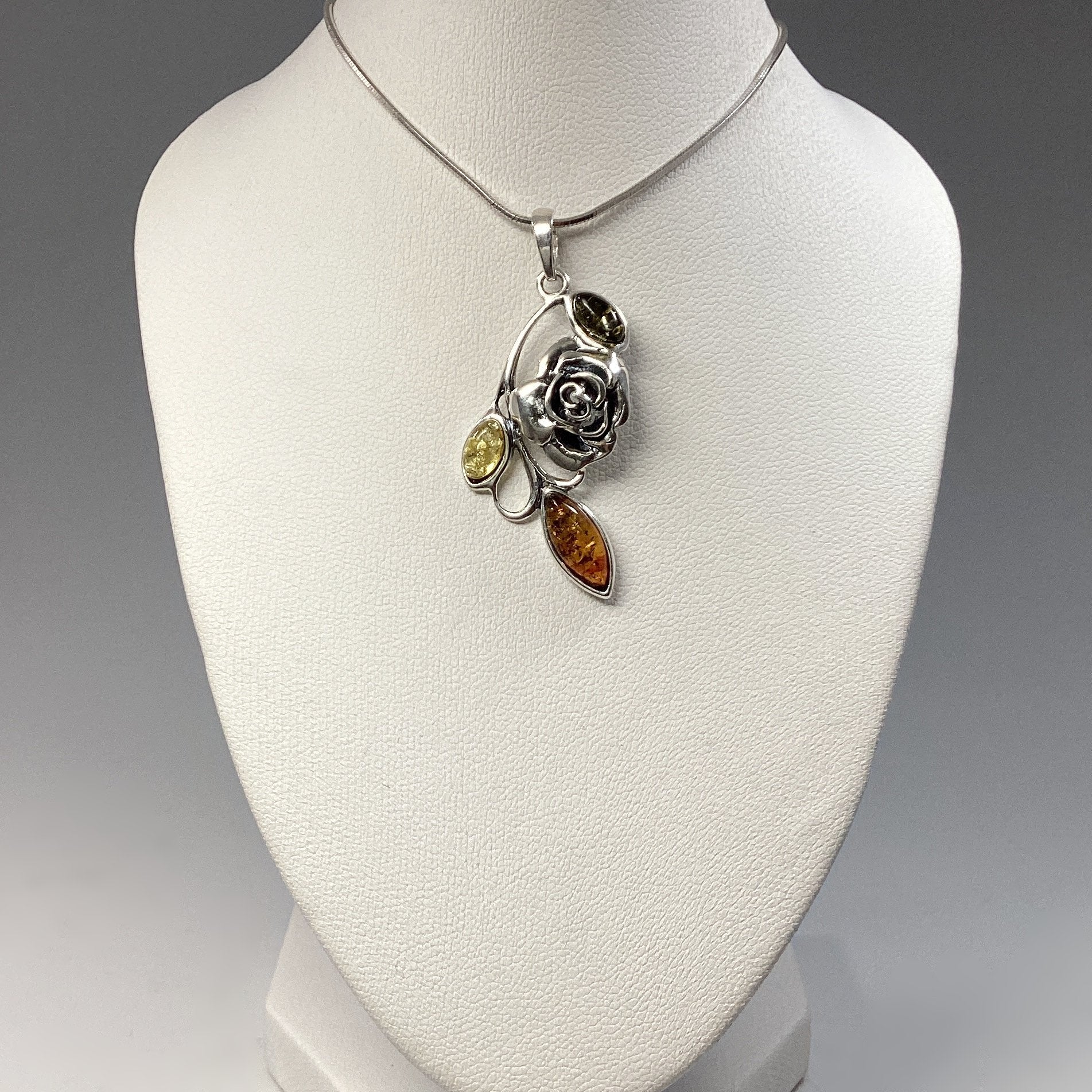 Mixed Amber Pendant