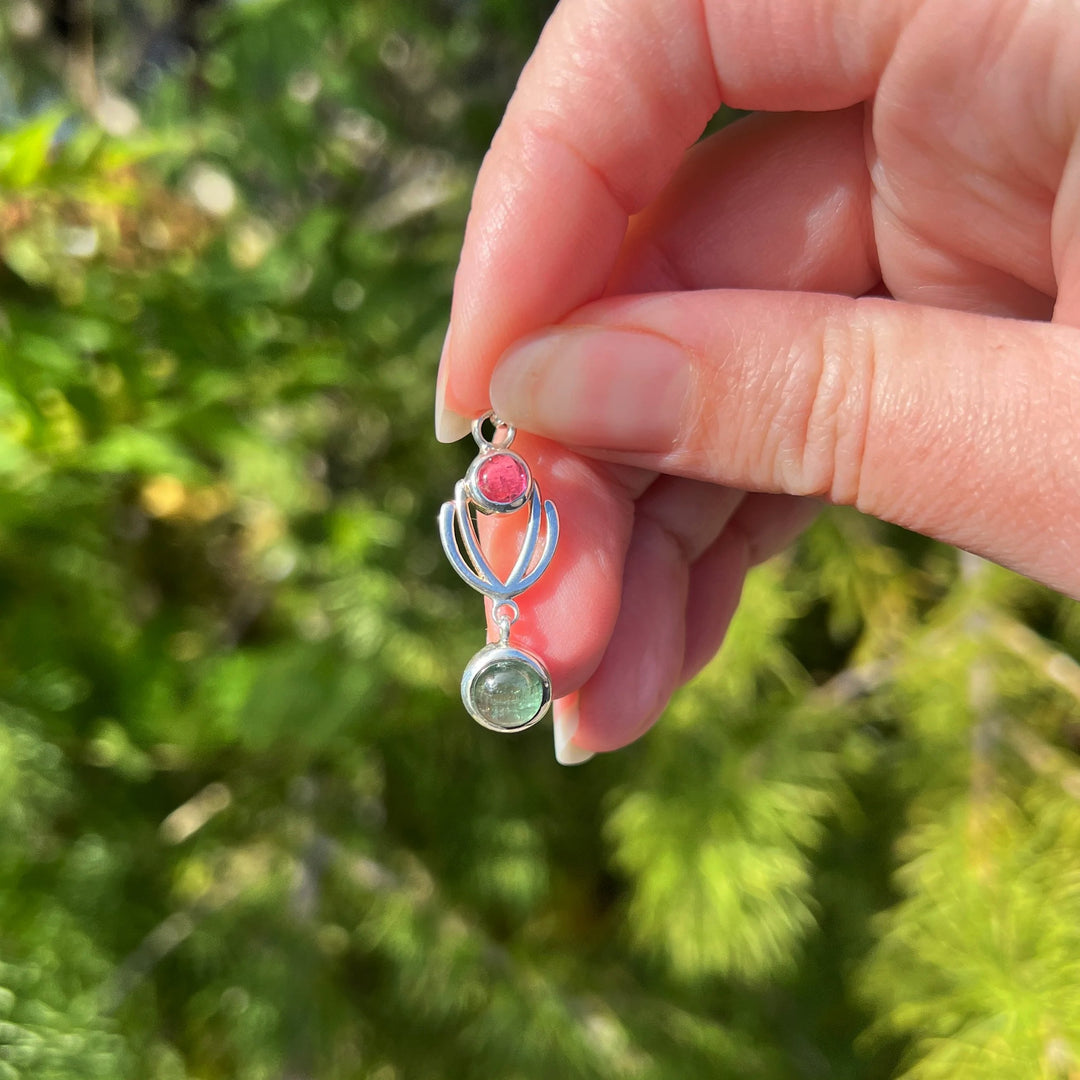 Mixed Tourmaline Pendant