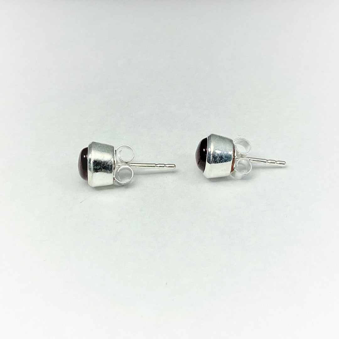 Garnet Stud Earrings