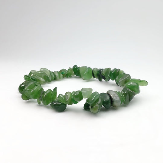 Canadian Jade Chip Beaded Bracelet