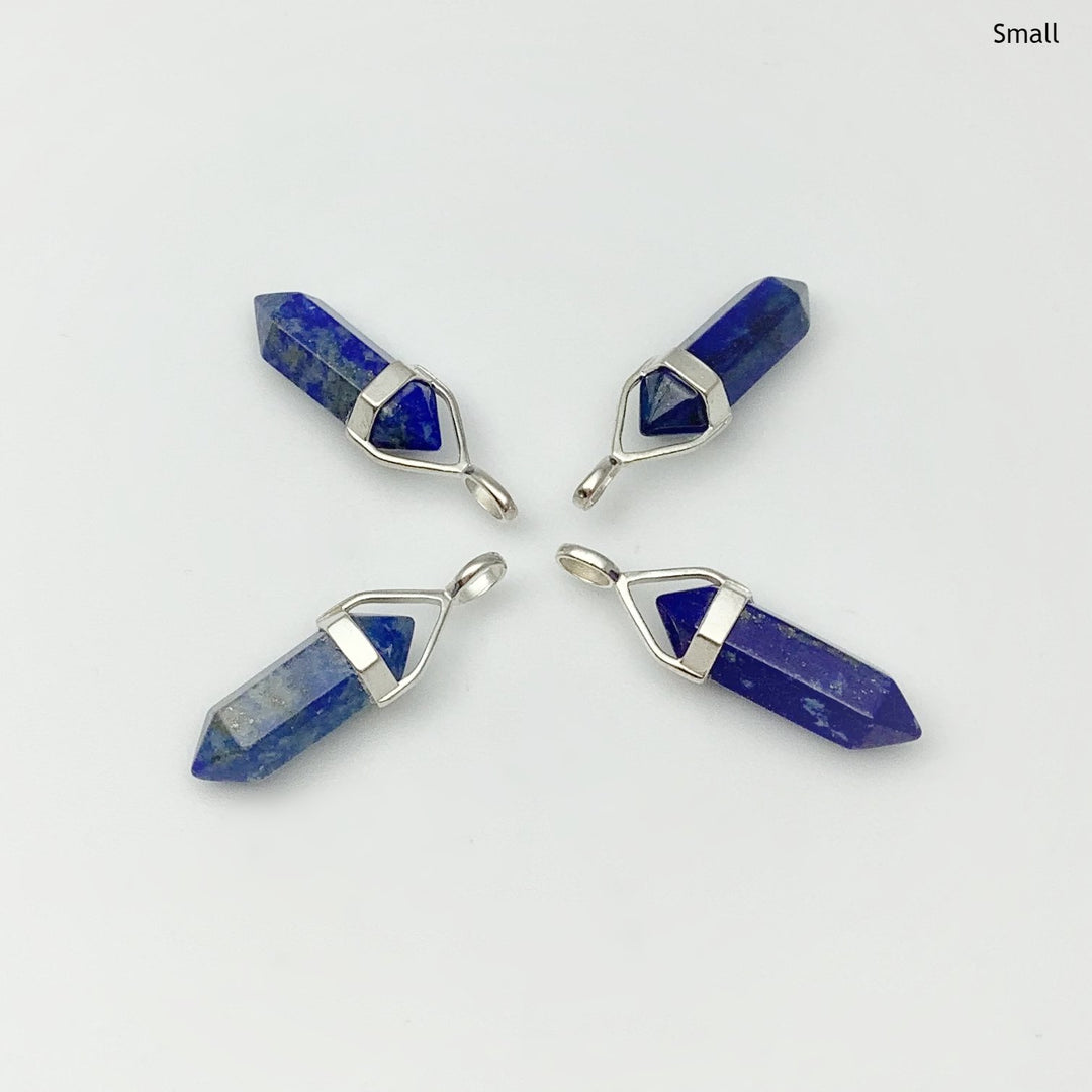 Lapis Lazuli Double Terminated Point Pendant