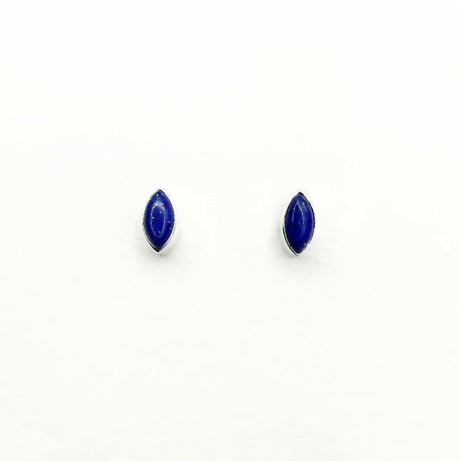 Lapis Lazuli Stud Earrings