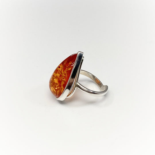 Cognac Amber Ring