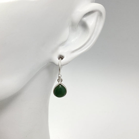 Green Aventurine Dangle Earrings