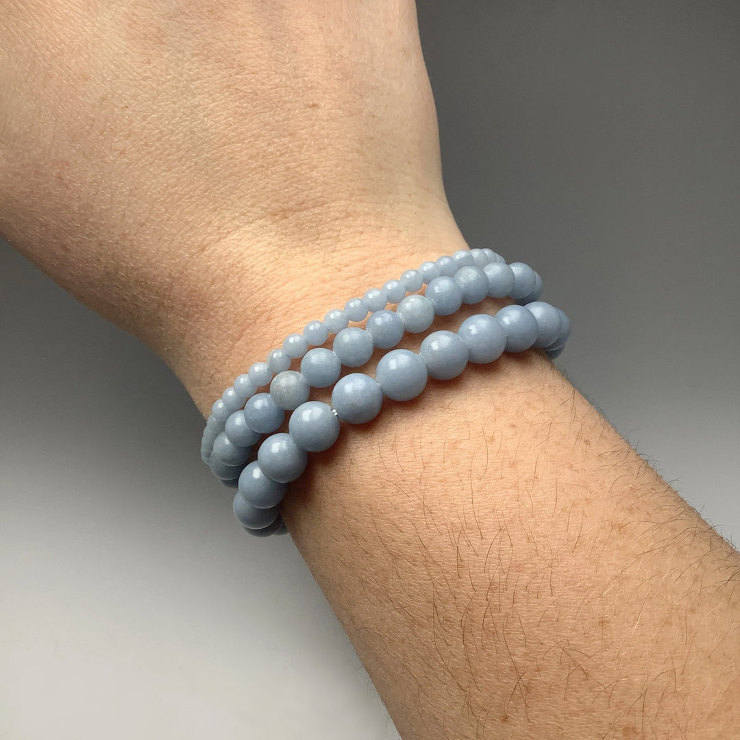 Angelite Beaded Bracelet